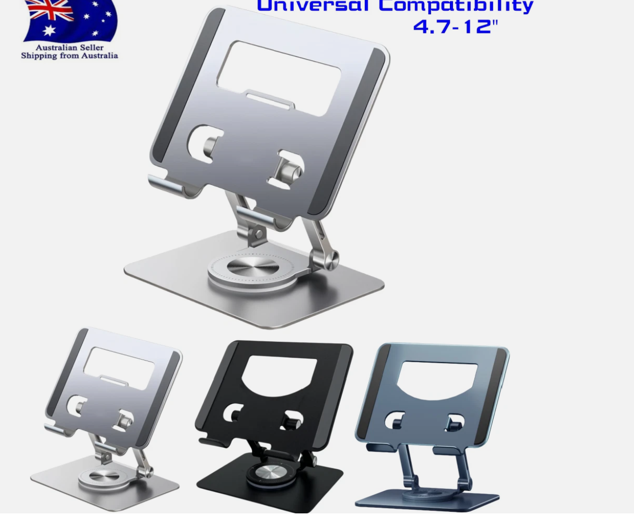 Tablet PC & Laptop Alloy Stand with Cooling Features