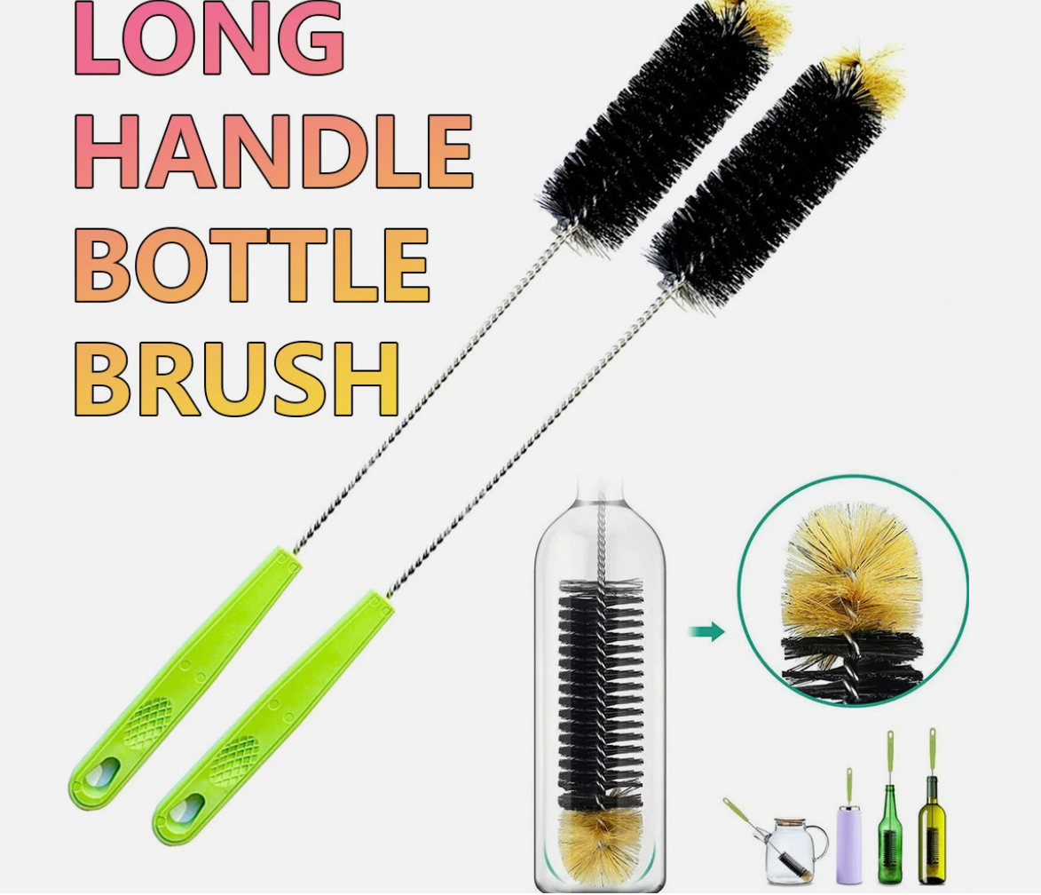 Cleaning Brush Set Bottle Cleaner for Washing Beer Wine Decanter Narrow Neck Bottles